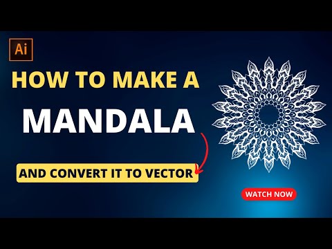 Create A Mandala with Illustrator | Best Method | 2022