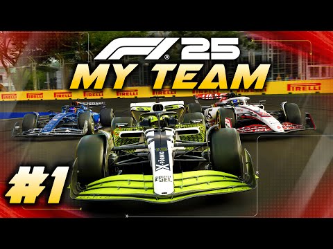 F1 25 MY TEAM CAREER Part 1: A New Journey Begins! My Team 2.0!