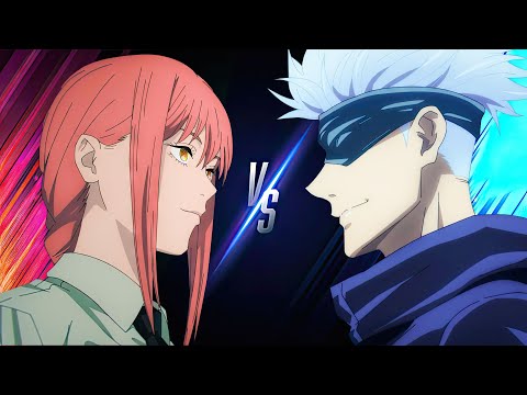 Gojo VS Makima | JuJutsu Kaisen X Chainsaw Man