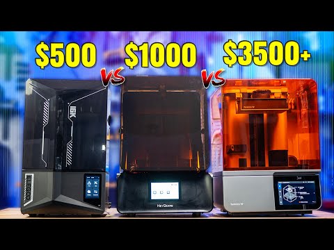 Saturn 4 Ultra vs. Reflex RS vs. Form 4. Surprisingly Close!