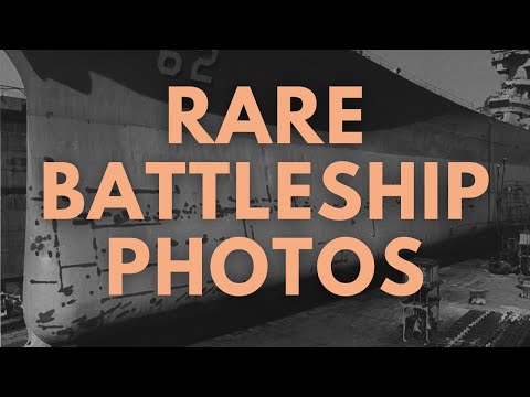 RARE Battleship Photos: New Jersey in Drydock 1987