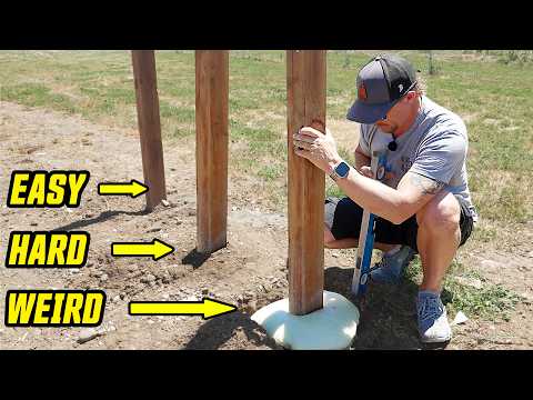 We Test 3 Ways To Set A Fence Post (1 Winner)