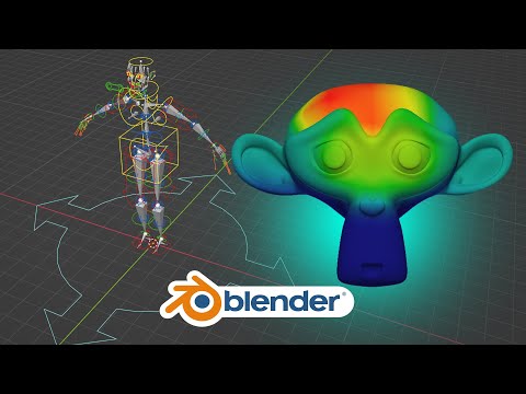 چگونه در بلندر ریگ و انیمیشن انجام بدیم | Rigging In Blender