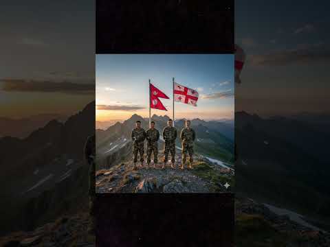Soldiers in mountain ranges ⛰️ | Nepal 🇳🇵 and Georgia 🇬🇪