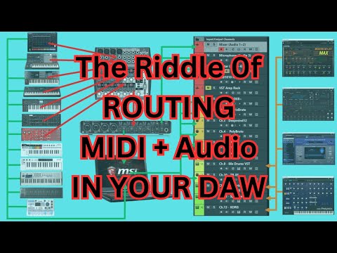 MIDI Masterclass - HOW to Route MIDI and AUDIO in your DAW Explained !!