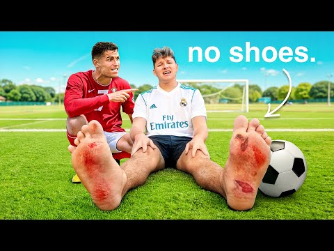 I Trained like Cristiano Ronaldo Barefoot!