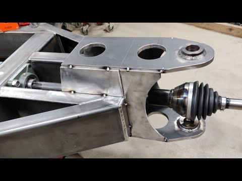 6x6 Mini Forwarder BUILD Ep.7 - Frame Supports & Hinge