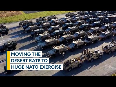 Mammoth task of moving hundreds of Army vehicles for huge Nato exercise