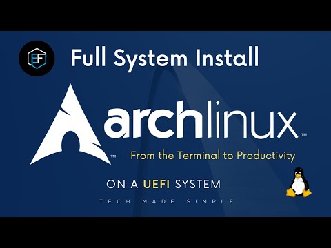 Arch Linux Full Install on UEFI: from the Terminal to Productivity
