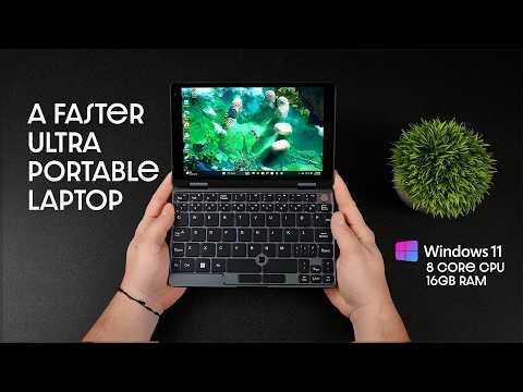 An Ultra Portable Pocket-Sized 2-in-1 Laptop That Actually Performs!