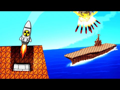 This CLUSTER NUKE Obliterates Every Aircraft Carrier in FORTS!