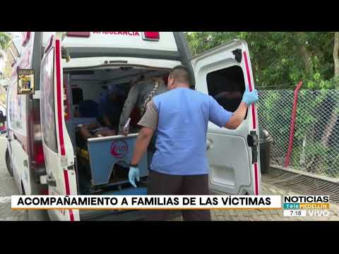 Authorities provide support to families of victims of the accident in Remedios