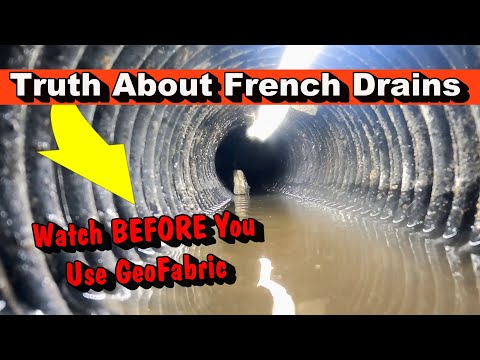 Truth about Geofabric Wrapped French Drains - Watch Before You Install a French Drain