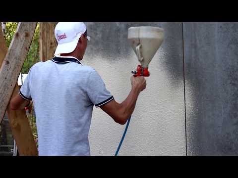 Фасадная силиконовая штукатурка для наружных работ от Weber.Vetonit. Шаманфест2017 Стройфест2017