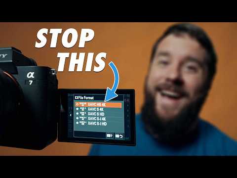 STOP Using the WRONG Sony Video Format (a7V & FX3)