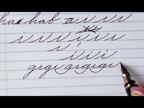 Write cursive with Schin: f, g, h, i, j