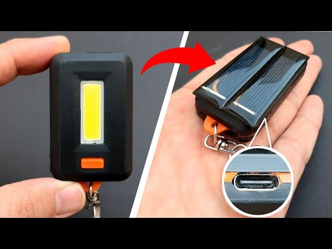 Upgrade Your LED Flashlight: Discover the Mini Solar Flashlight with Type C Port