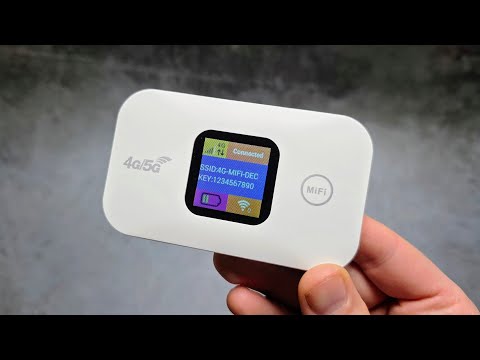 Portable 4G/5G LTE Mobile WiFi Router - REVIEW & How to Use it  - H807 MIFI HotSpot