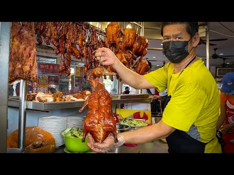 Drool Worthy Malaysian Food - Roasted Chicken & Duck Rice | Soon Sing Chicken Rice @ Puchong