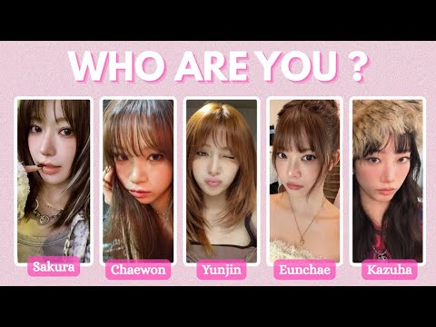 WHO IS YOUR LESSERAFIM TWIN??? |kpop personality test | @blushwee 