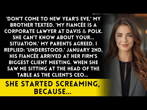 Brother Said 'Skip New Year's Your Life's An Embarrassment Then His Fiancée Walked Into My Boardroom