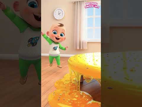Slime Candy + Nursery Rhyme Fun 😄 #KidsSongs #ColorLearning #JohnyJohny #YouTubeShorts #kidscartoon