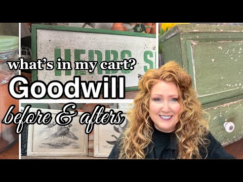 Goodwill Thrifted Finds : Before & After | Vintage French Provincial Cottage Farmhouse Aesthetic
