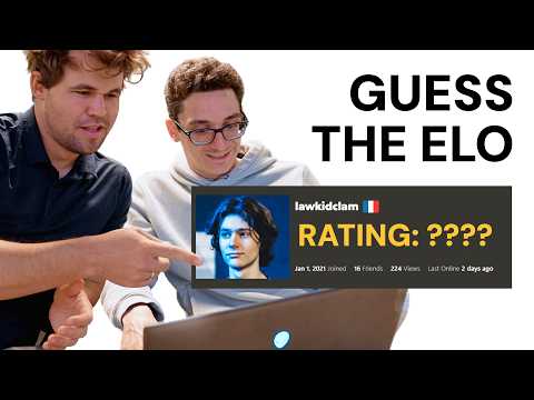 How Good Are Esports Pros at Chess? Magnus & Fabiano Guess the ELO