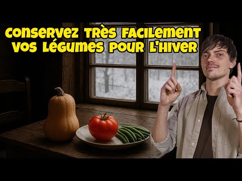 Ma technique pour CONSERVER rapidement et facilement mes LÉGUMES pour l'hiver