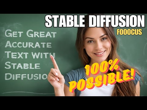How To Get Amazing Text in Stable Diffusion - Fooocus