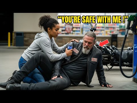 Black Girl Spent Her Last $8 Helping Hell’s Angel — Next Day 100 Bikers Brought a Life-Changing Gift