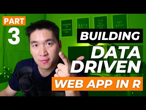 Web Apps in R: Building Data-Driven Web Application in R | Shiny Tutorial Ep 3