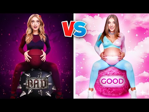 Rijk vs Arm Meisje Werd Moeder! Goed vs Slecht Zwanger
