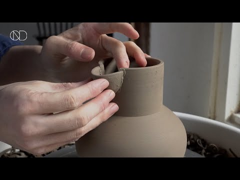 물레로 만드는 도자기 저그 : Making a Ceramic Jug on the Wheel [ONDO STUDIO]