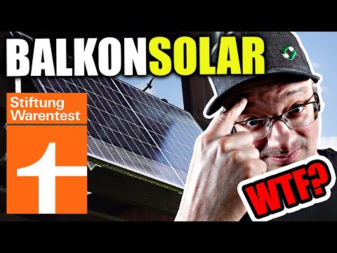 Balkonkraftwerke - Hat Warentest hier LACK gesoffen?
