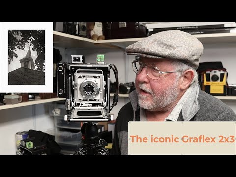 My Crown Graphic has shrunk into a beautiful Graflex "23" medium format camera
