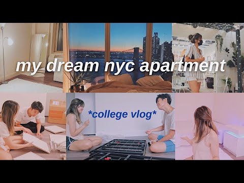 moving into my nyc apartment *college move in vlog*