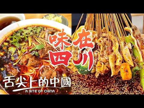 從早吃到晚 美食挑花眼！麻辣燙 甜燒白 牛肉麵 葉兒粑 四川美食從不讓人失望丨舌尖上的中國 A Bite of China