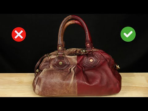 How To Fix FADED Leather Bags With THESE Simple Steps