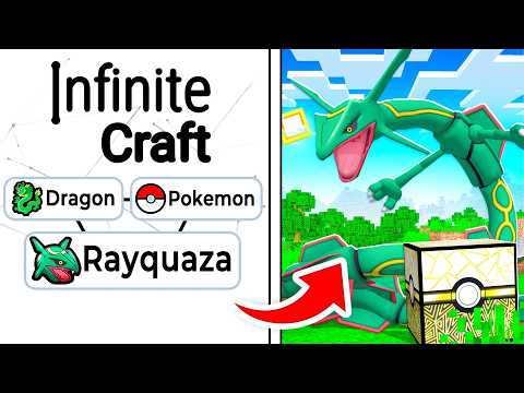 INFINITE CRAFT God Pokemon To Get MYSTERY LUCKY BLOCKS!