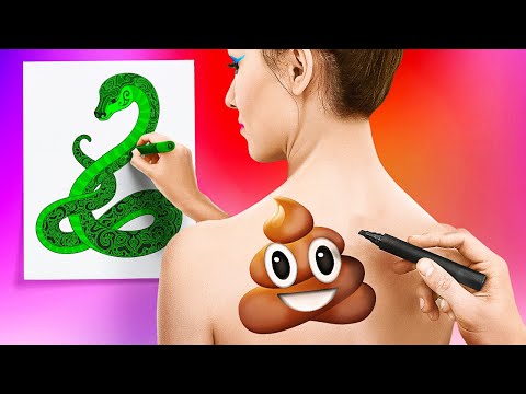 WER ZUERST FERTIG IST, GEWINNT || Malspaß-Zeichen-Challenge! DIY Malerei-Hacks auf 123 GO! TRENDS