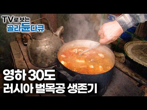 야생곰 만나도 살아남는다. 생존 영화 보는듯한 러시아 벌목공 관찰기ㅣ극한직업ㅣ#골라듄다큐