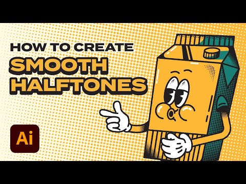 How To Make Halftone Dots With Adobe Illustrator || Adobe Illustrator Tutorial 2024
