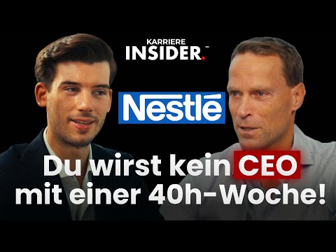 Nestlé Deutschland-CEO über Konzern-Karriere und 9-to-5 | Karriere Insider