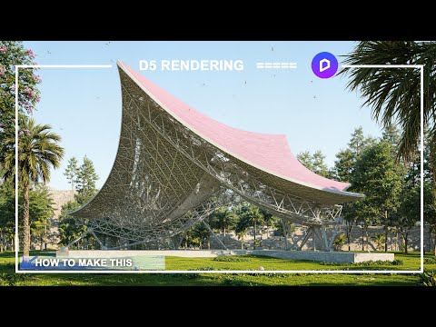 D5 RENDER EXTERIOR TUTORIAL | Photorealistic 3D Rendering