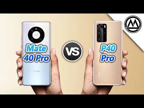 Huawei Mate 40 Pro vs Huawei P40 Pro