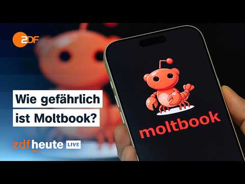 Moltbook: Was hinter dem sozialen Netzwerk für KIs steckt und ob es gefährlich ist | ZDFheute live