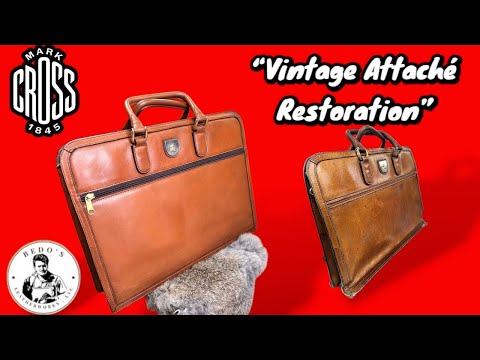 Vintage Mark Cross Attaché Restoration
