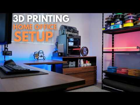 3D Printing Business Desk Setup – How to Build a Productive Workspace (at home)