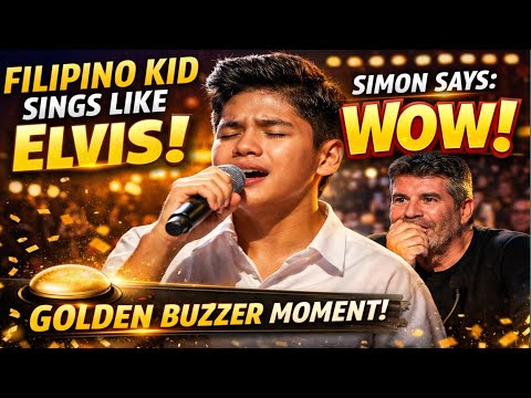 Simon Cowell Says “WOW!” 😱 Filipino Teen Sings EXACTLY Like Elvis Presley | Golden Buzzer Moment